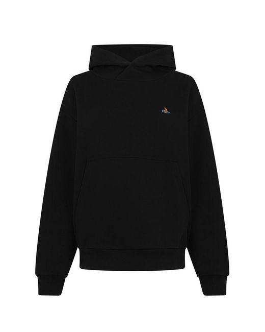 Vivienne Westwood Black Logo Cotton Orb Hoodie