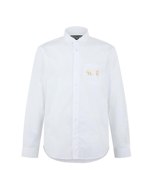 Versace Jeans Couture White Vjc Couture Ls Shirt Sn09 for men