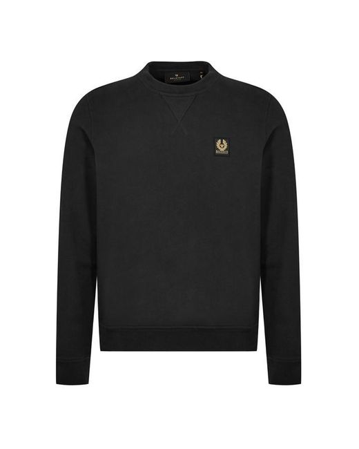 Belstaff Black Logo Sweatshirt for men