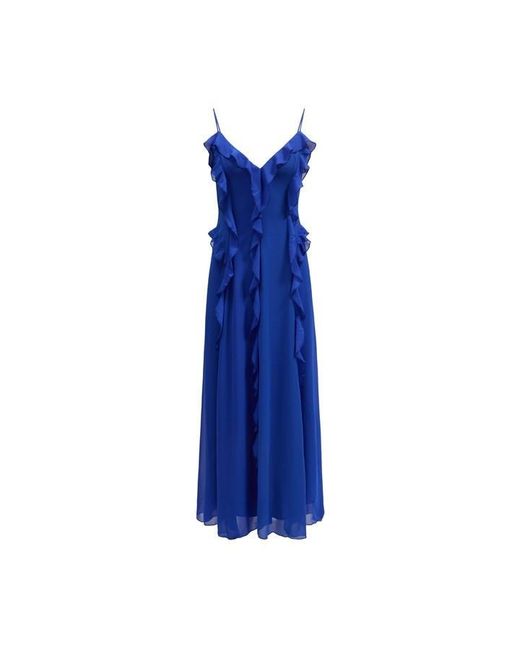 Bardot Blue Veris Strappy Maxi Dress