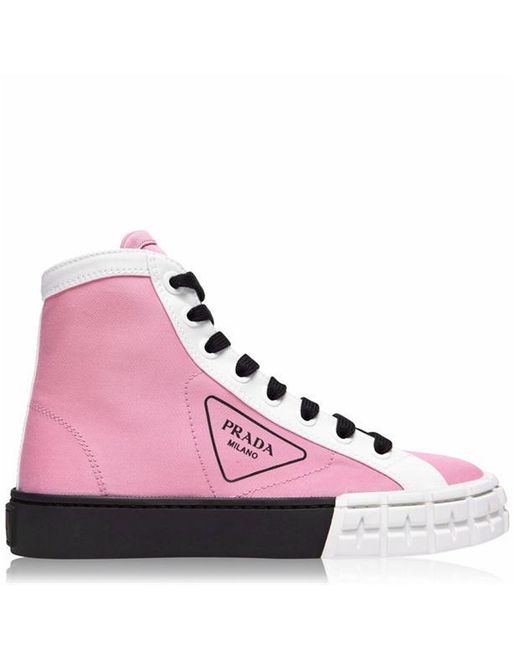 prada pink trainers