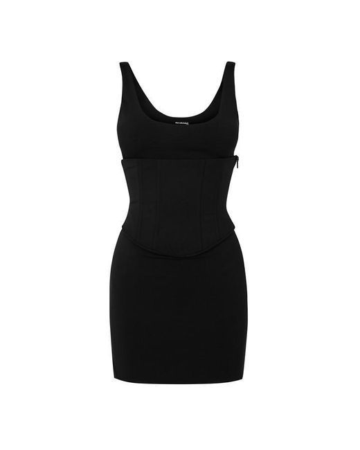Mars the Label Black Sandra Halter Mini Dress