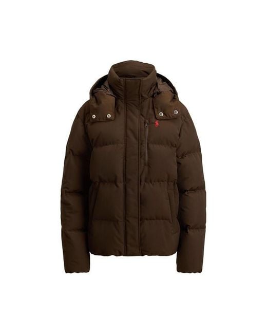 Polo Ralph Lauren Brown Polo Carly Jacket Ld64