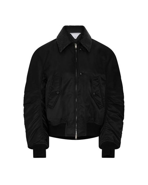 Bottega Veneta Black Short Puffer Jacket