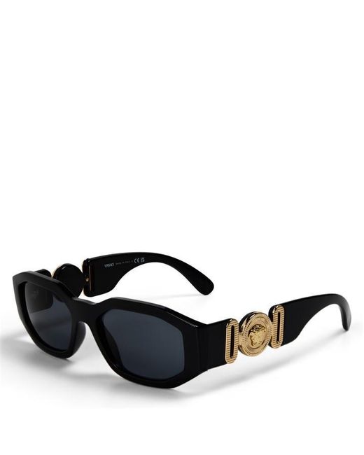 Versace Blue 0Ve4361 Oval Sunglasses for men