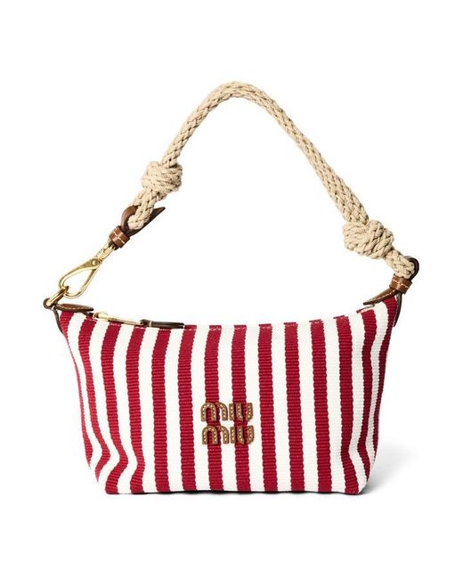 Miu Miu Red Shoulder Bag