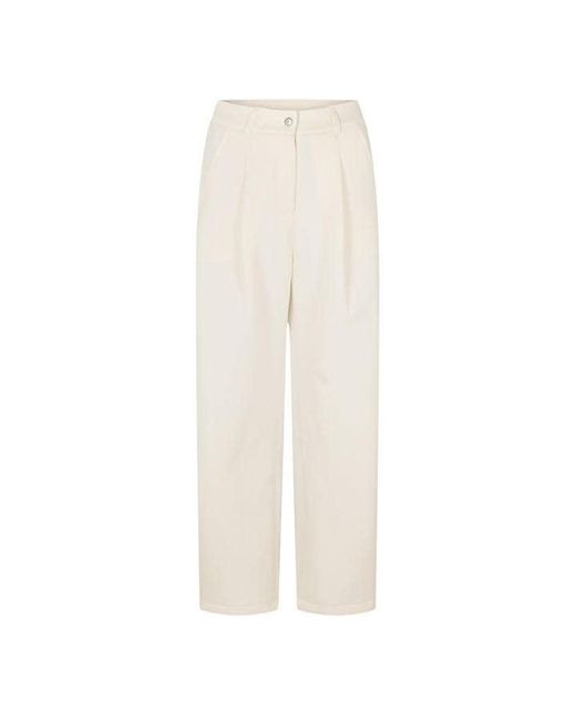 Nike White Open Hem Fleece Joggers