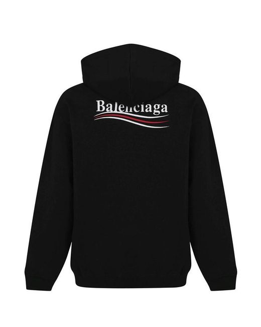 Balenciaga Black Logo Political Hoodie