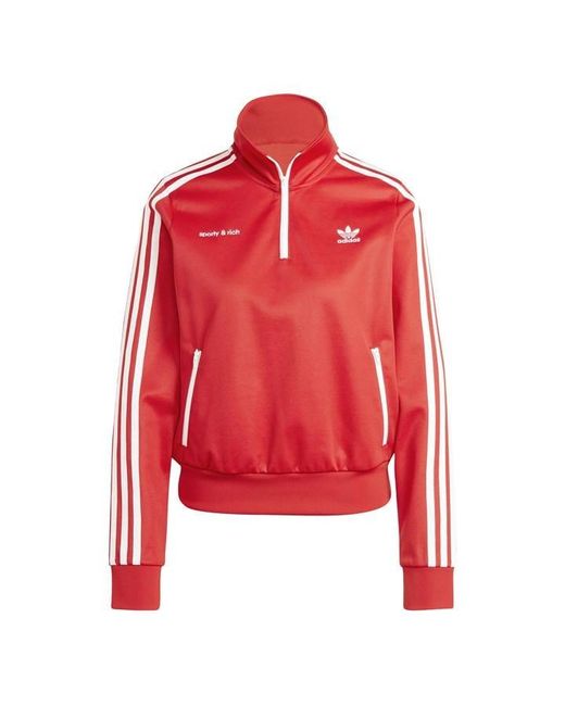 Adidas Originals Red Sporty & Rich X Track Top