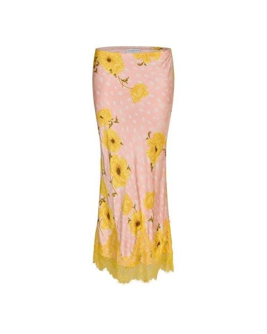 Never Fully Dressed Yellow Midi Skirt