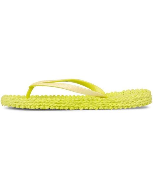 Ilse Jacobsen Yellow Cheerful Flip Flops