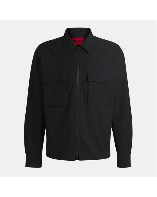 HUGO Black Eselio Overshirt for men