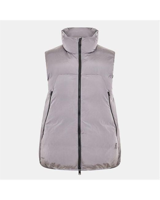 On Shoes Purple All Day Lightweight Weather Resistant Gilet