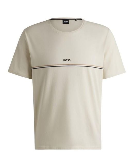 Boss Natural Crew Neck Short Sleeve T-Shirt for men