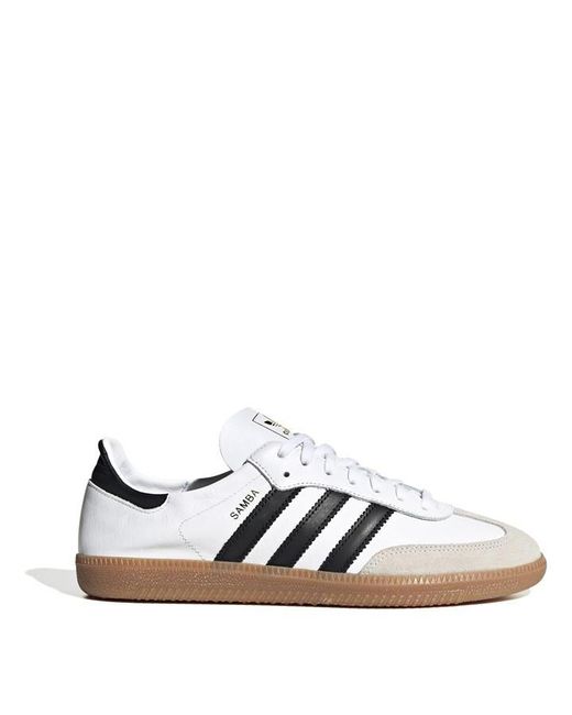 Adidas Originals White Samba Decon Shoes for men