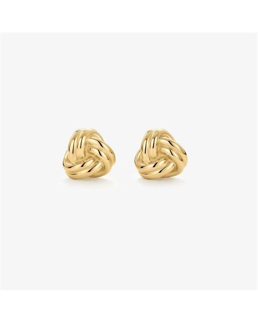 D.Louise Metallic Knot Stud Earrings