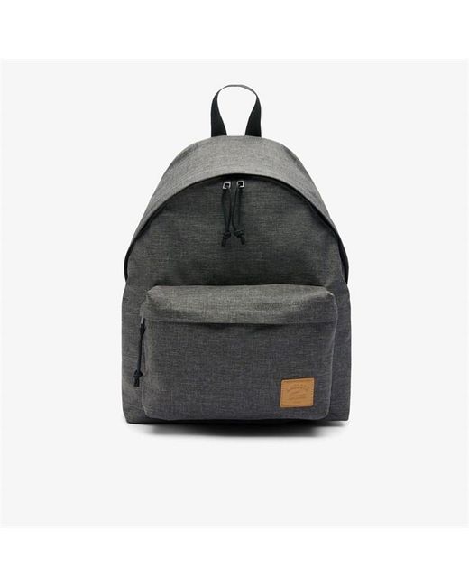 Lacoste Black Designer Backpack for men