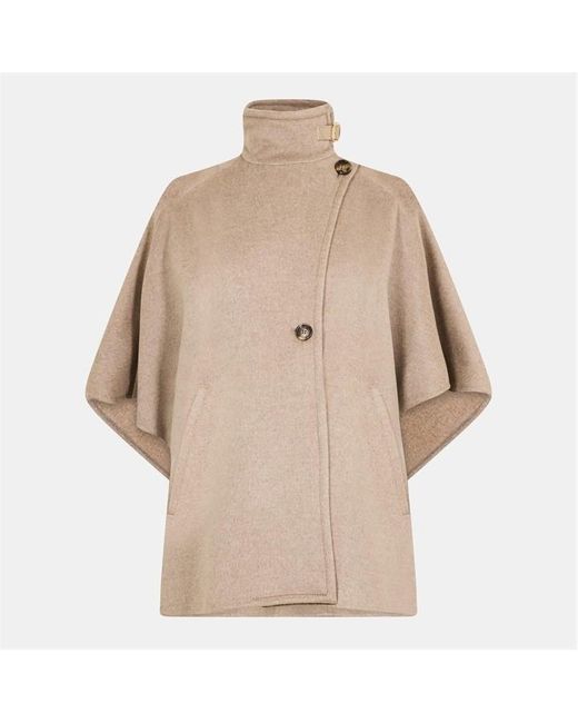 Max Mara Natural Draped Cape