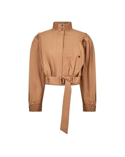 Chloé Brown Bomber Jacket