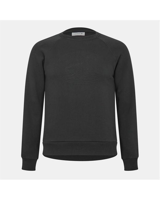 Lacoste Black Crew Sweatshirt