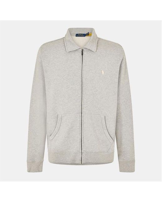 Ralph Lauren Gray Full Zip Fleece for men