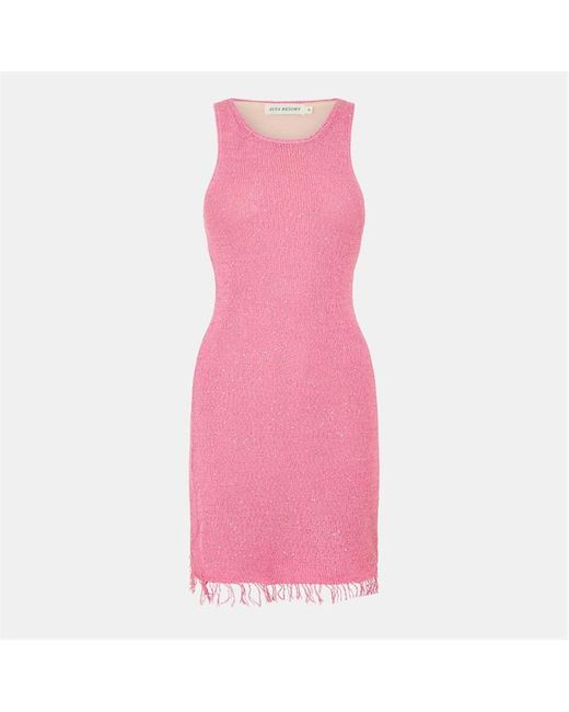 Asta Resort Pink Natalia Tailored Stretch Mini Dress