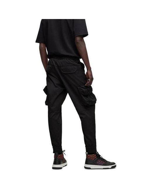 Boss Black Khaby Wide Leg Trousers for men