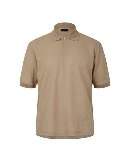 Gucci Natural Gg Polo Sn64 for men