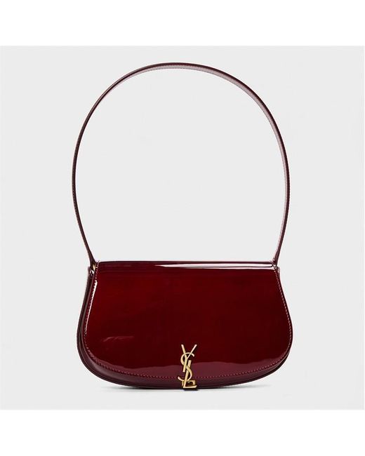 Saint Laurent Red Saint Glos Demi Lune Ld54