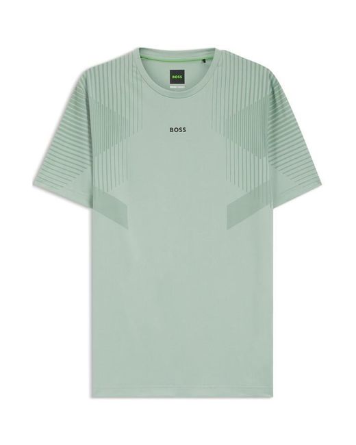 Boss Green Performance Gym Top With Logo Detail (Ts Active) for men