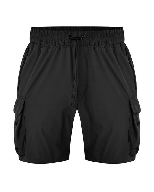REPRESENT 247 Black 247 V1 Cargo Shorts for men