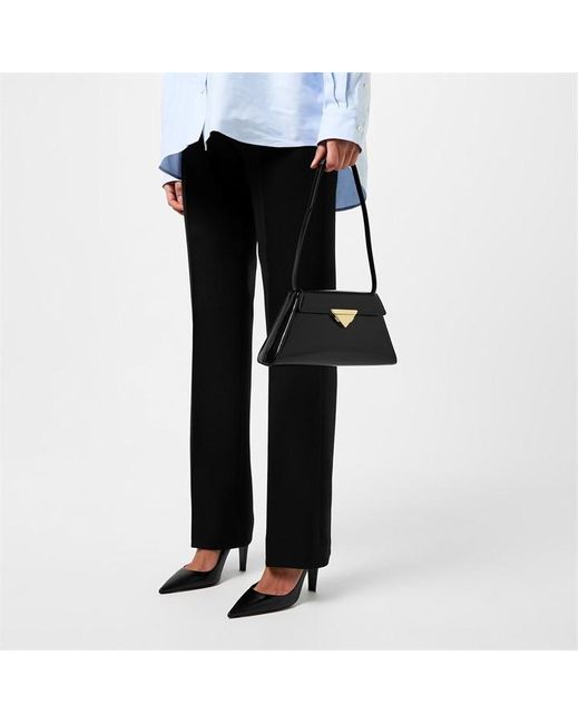 Prada Black Medium Brushed Handbag