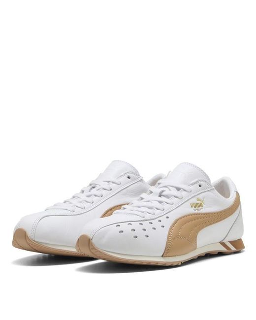 PUMA White Sprint Low-Top Trainers for men