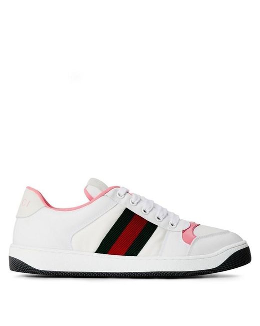 Gucci White Screener Nylon Ld64