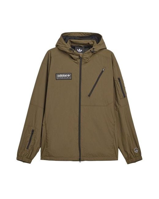 Adidas Green Spezial Buckstead Rain Anorak Jacket for men