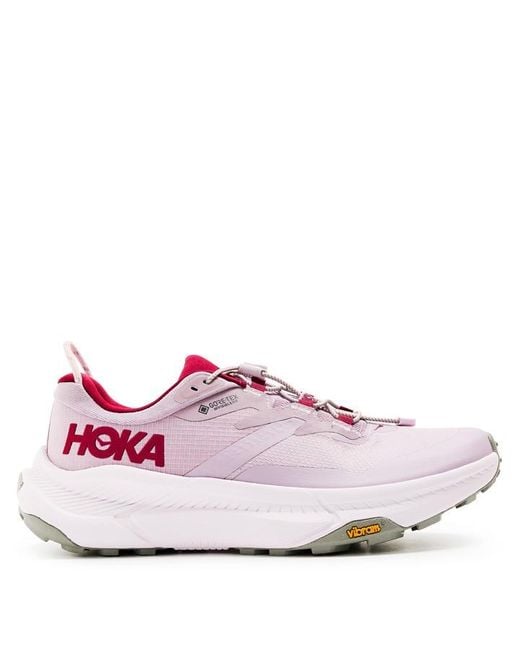 Hoka One One Pink Transport Gtx Off-Road Trail Running Shoes