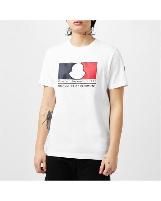 Moncler tricolour t shirt hot sale