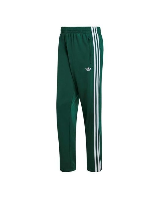 Adidas Originals Green Open Hem Woven Tracksuit Joggers for men