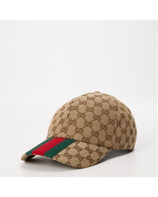 Gucci Brown Structured Baseball Cap for men