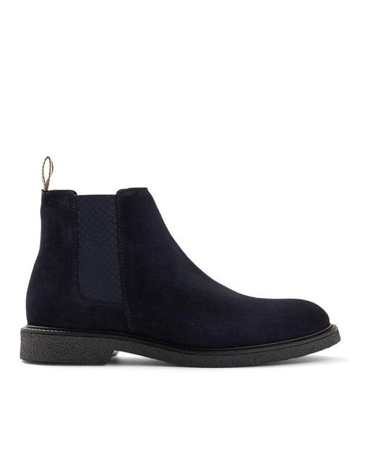 Boss Blue Tunley Chelsea Boots for men
