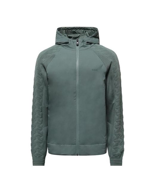 Boss Green Kn Mirror Zip-Up Hoodie for men