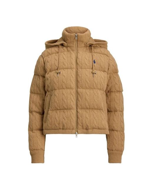 Polo Ralph Lauren Natural Insulated Short Puffer Jacket