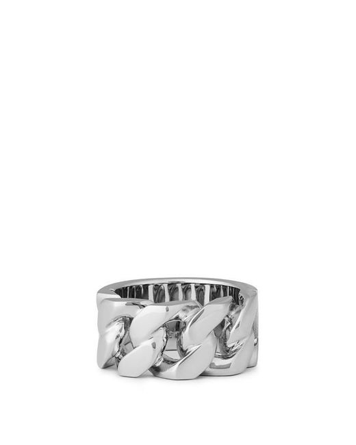 Alexander McQueen Metallic Alex Chain Ring Sn41 for men