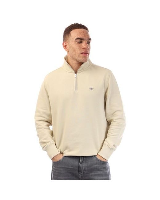 Gant Natural Shield Half-Zip Sweatshirt for men