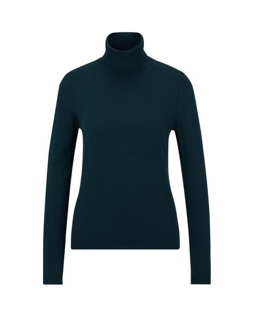 Boss Blue Famaurian Relaxed Fit Crew Sweatshirt