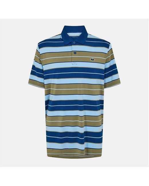 Lacoste Blue Short Sleeve Performance Polo Shirt for men