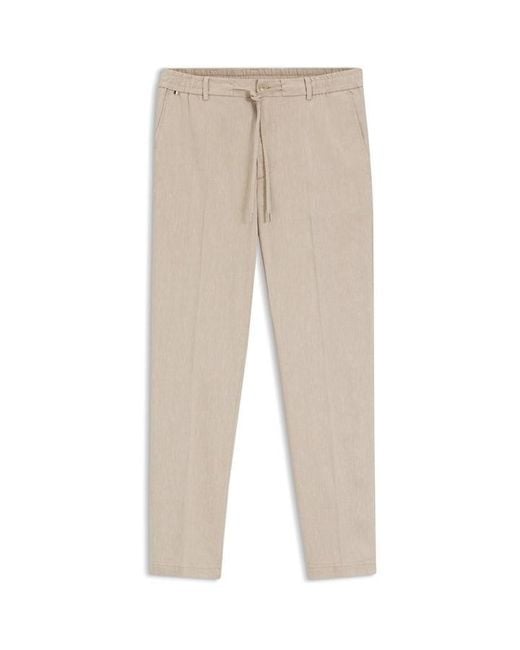 Boss Natural Straight Leg Trousers for men