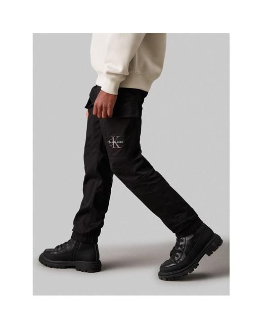 Calvin Klein Black Ckj Cargo for men