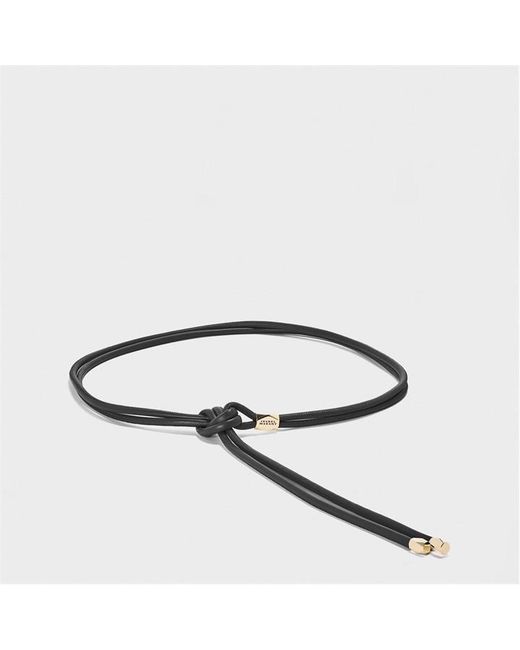 Isabel Marant Metallic Silvia Leather Belt