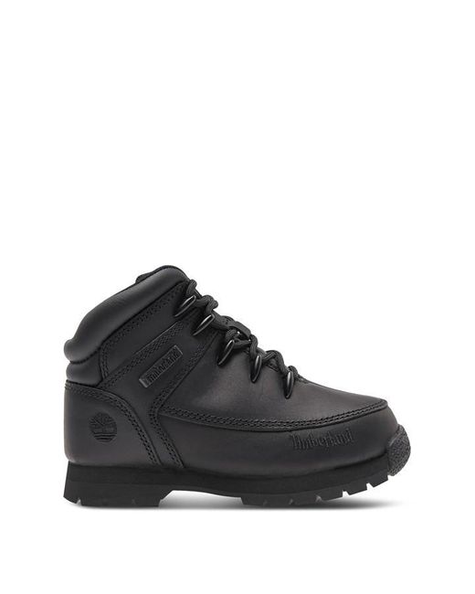 Timberland Black Nubuck Leather Hiking Boots for men